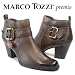 MARCO TOZZI premio Damen Stiefelette, Echtleder, antishokk Absatz, antelope braun
