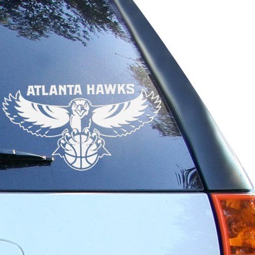 NBA Atlanta Hawks White 8'' Logo Decal