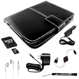 Business Accessorie Pack for Sony Reader eBook Touch Edition PRS-600, Package Includes a Synthetic Durable PU Leather Case with a Home and Wall Charger and a USB Data Cable to Sync files and books from your Computer + package also comes with a 4-inch eBigvalue TM Determination Hand Strap + 4GB Mini SD Card with SD Card Adaptor (Good to listen to your MP3's with Sony Reader) + Stereo In-Ear Headphones (White) (Ultimate Combo, Retail: $80.00)