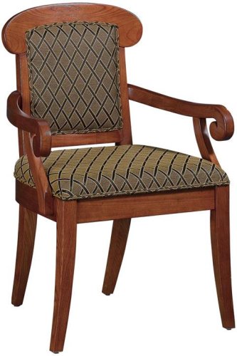 Kitchen: Calgary Arm Chair Tuscan Fabric Cherry