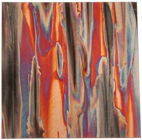 Lillypilly Copper Sheet Metal Square Enchantment Patina 24 Gauge - 3x3 Inch by Lillypilly Designs