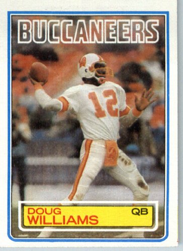 1983 Topps # 185 Doug Williams Tampa Bay Buccaneers Football Card - Shipped In Protective Screwdown Display Case!