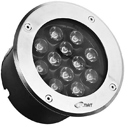 FUMAT 12W LED Underground Lamp Square Plaza Landscape Outdoor Buried Lights Ground SpotLight
