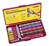 Lansky Diamond Deluxe Sharpening System with Extra Coarse, Coarse, Medium and Fine Hones