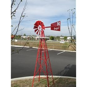 Nebraska Corn Huskers 8ft. Windmill