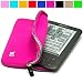 Durable Protective Neoprene Glove Sleeve Cover Carrying Case for Amazon Kindle 3 Wifi 3G 6 inch LCD Display Screen, Magenta