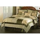 Green Garden 8pc Comforter Set, Queen