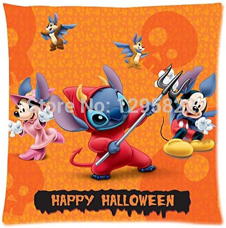 easyLife Lilo &Amp; Stitch Zippered Pillow Cases Cover Cushion Case 18X18 Inch (One Side) (Pc18-968)