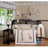 Boutique Beautiful Giraffe Loving Family 13PCS CRIB BEDDING SET
