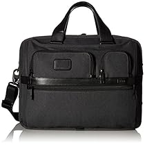 Tumi Alpha Ballistic Business Expandable Organizer Computer Brief, Anthracite, One Size
