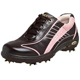  : ECCO Women's Casual Pitch Golf Shoe,Coffee/Light Rose,41 EU (US Women's 10-10.5 M)