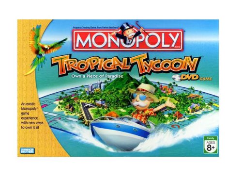 Childrens Toyshop  Toys : Hasbro Monopoly Tropical Tycoon DVD Game