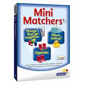 Mini Matchers Triple CD-ROM Pack - early literacy skills and fun from Sherston (Home User)