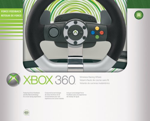 Xbox 360 Wireless Racing Wheel