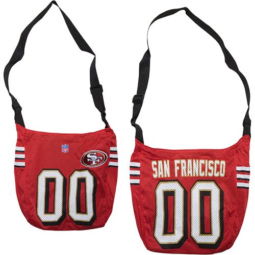Little Earth San Francisco 49Ers Quarterback Tote Bag-Size: One Size