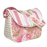 Hoohobbers Paisley Messenger Diaper Bag