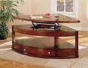 Occasional Pie Shape Lift Top Coffee Table