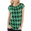 GO International&reg; Sleeveless Graphic Tee Shirt - Ebony/Green