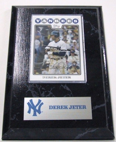 New York Yankees Derek Jeter MLB Card Plaques
