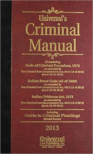 Universal Criminal Manual - 2016 Edition Book-Universal's Legal Manual