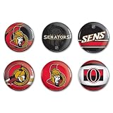 Ottawa Senators Official 1.75" NHL Button Set