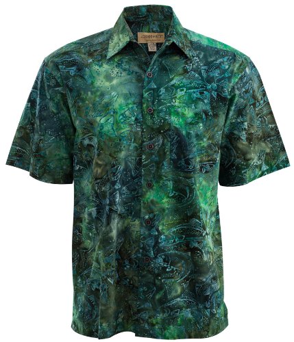 Green River Cotton Batik Shirt By Johari West