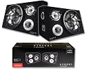 MA Audio Synergy Series SS123 1000 Watt 12" 3-Way Car Speaker System