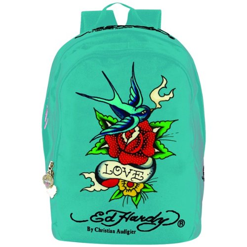 ED HARDY B1JOSBFL Josh Bird Flower Backpack