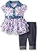 Little Lass Baby Girls' 2 Piece Capri Set Floral Disco Dot