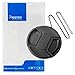 uxcell Univeral 77mm Center Pinch Front Lens Cap for DSLR Camera