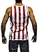 Men's American Flag Stripes And Stars Tank Top Shirt TAF06 M