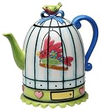 Appletree Design Flights of Fancy Teapot, 6-1/2-Inch