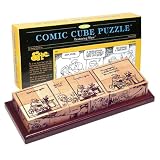 Family Games 3-D Comic Cube Puzzle Featuring Shoe Comic Strip