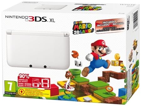Nintendo 3DS - Consola XL Blanca + Super Mario 3D Land