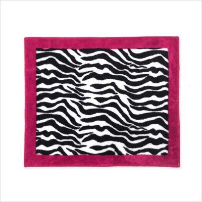 Funky Zebra Accent Floor Rug