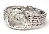 Stainless Steel FREEZE Chunky Men's Watch With 0.35ct Of Diamonds in The Face