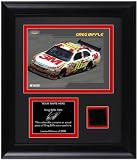 Greg Biffle Framed 6x8 Photograph with Race Tire and Personalized Nameplate