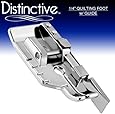 Distinctive 1-4 (Quarter Inch) Quilting Sewing Machine Presser Foot with Edge Guide - Fits All Low Shank Snap-On Singer*, Brother, Babylock, Euro-Pro, Janome, Kenmore, White, Juki, New Home, Simplicity, Elna and More!