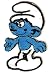 Smurf Cartoon Embroidered Iron On / Sew On Patch