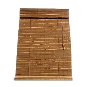 Lewis Hyman 108143 Kalahari Bamboo 72-by-72-Inch Rollup Blind with 6-Inch Valance, Bamboo by Lewis Hyman