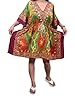 Boho Short Kaftan Women Evening Wear Tunic Jewel Caftan Tops One Size