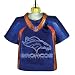 Denver Broncos Laser Jersey Ornament With Team Logo