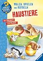 Malbuch Haustiere: Malen, Stickern, Erstes Lernen