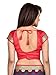 Shonaya Pink &Blue Georgette Patch work saree &Unstitched Blouse Piece,Free Size