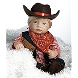 Lil' Cowboy, 19-Inch Collectible Real Lifelike Vinyl Child Doll (Artist: Jen Printy) by Paradise Galleries Dolls