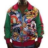 ED HARDY Christian Audigier Tattoo Mens Track Jacket