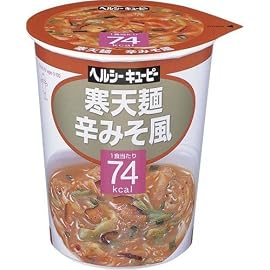ヘルシーキューピー 寒天麺 辛みそ風 74kcal (6入り)