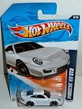 Hot Wheels Porsche 911 GT2 119/244 WHITE Nightburnerz 2011