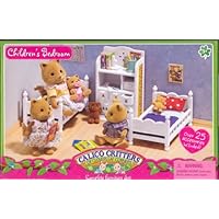 Calico Critters Baby's Blue Bedroom with Night Light