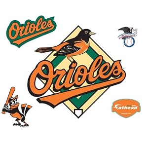 Fathead Baltimore Orioles Logo Wall Decal